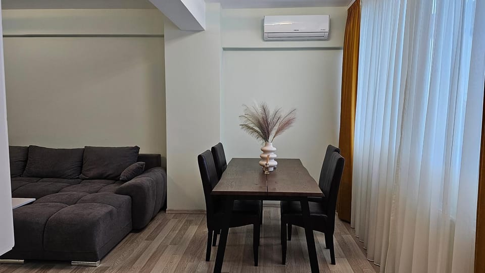 Dining area, air conditioner