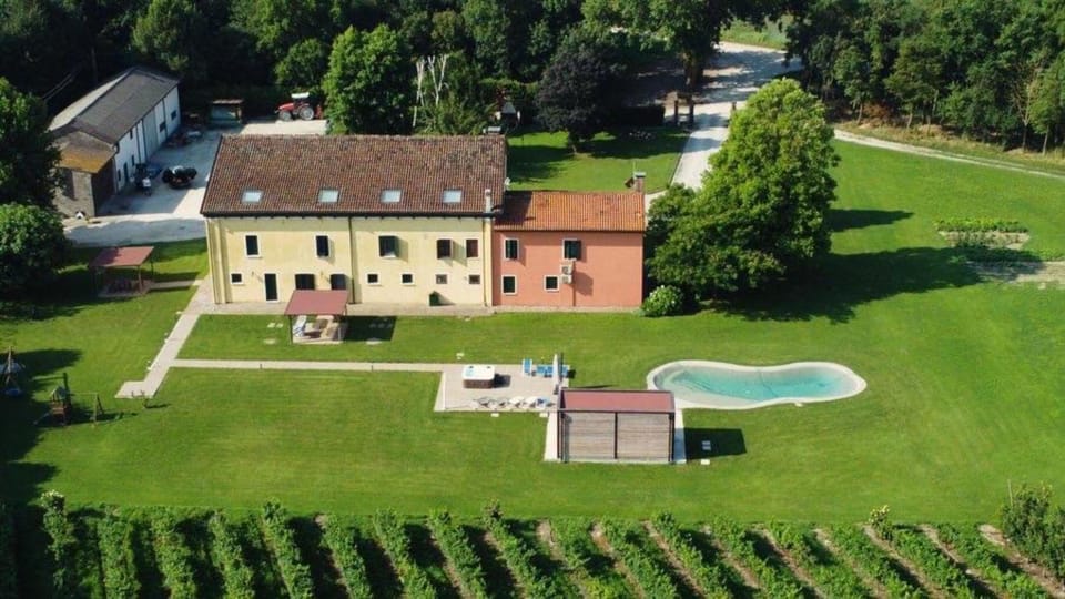 Natural landscape, Bird's eye view, Garden, Garden view, Pool view, Swimming pool