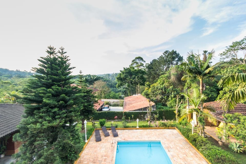 Natural landscape, Garden, Garden view, Mountain view, Pool view, Swimming pool, Swimming pool, sunbed