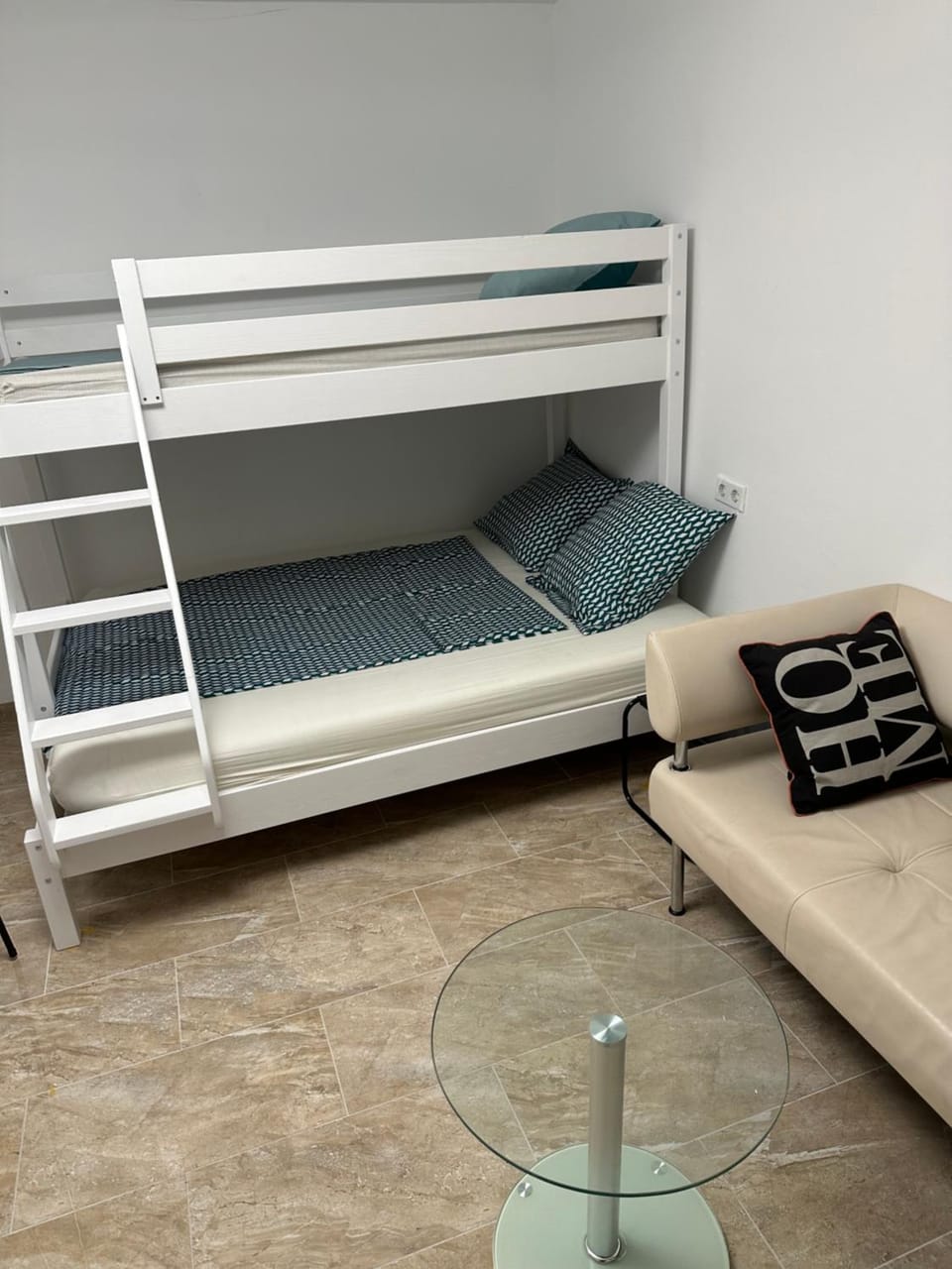 Photo of the whole room, Bedroom, bunk bed
