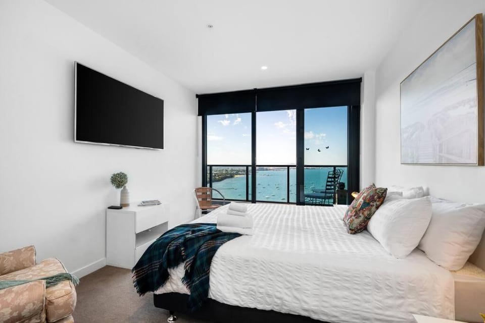Bedroom, Sea view