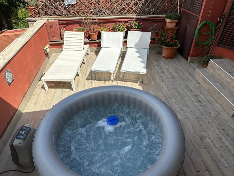 Terrace of Love Apartment in Rome