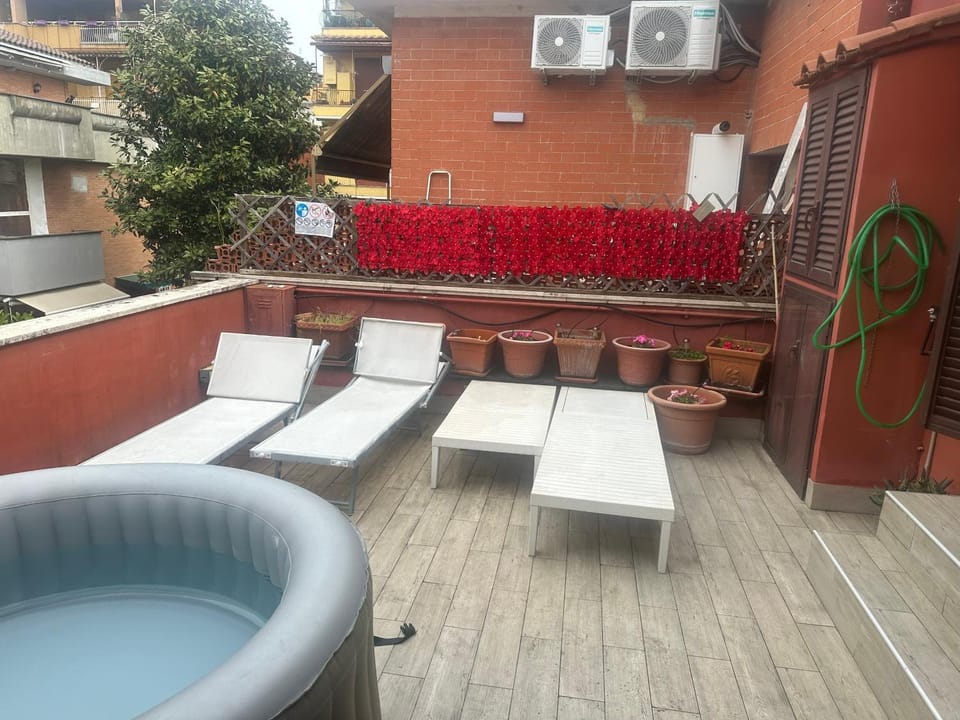 Terrace of Love Apartment in Rome