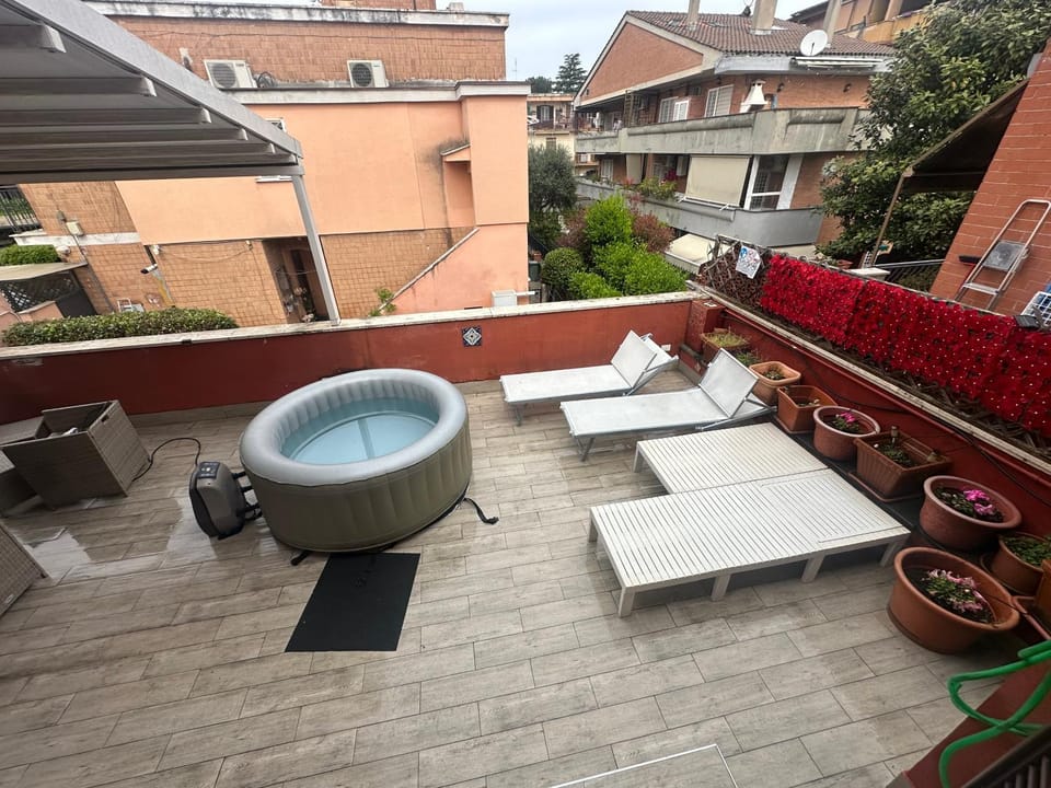 Terrace of Love Apartment in Rome