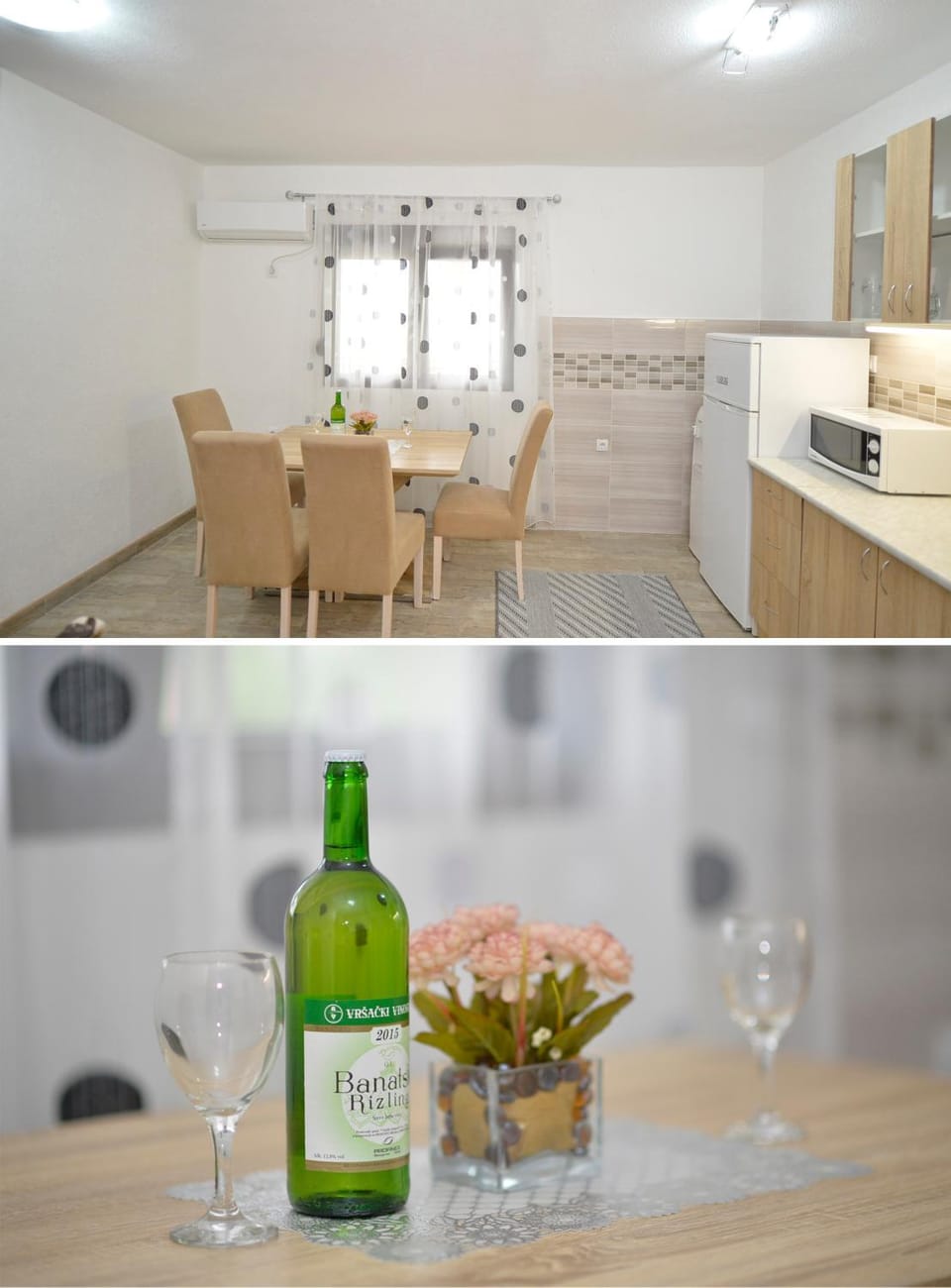 Kitchen or kitchenette, Dining area, Drinks