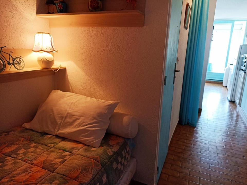 Studio cabine climatisé face plage avec parking à Sète - FR-1-338-539 Cabin in Occitanie