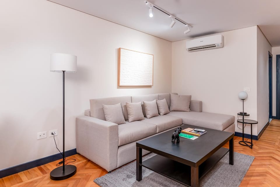 Living room, Seating area, air conditioner