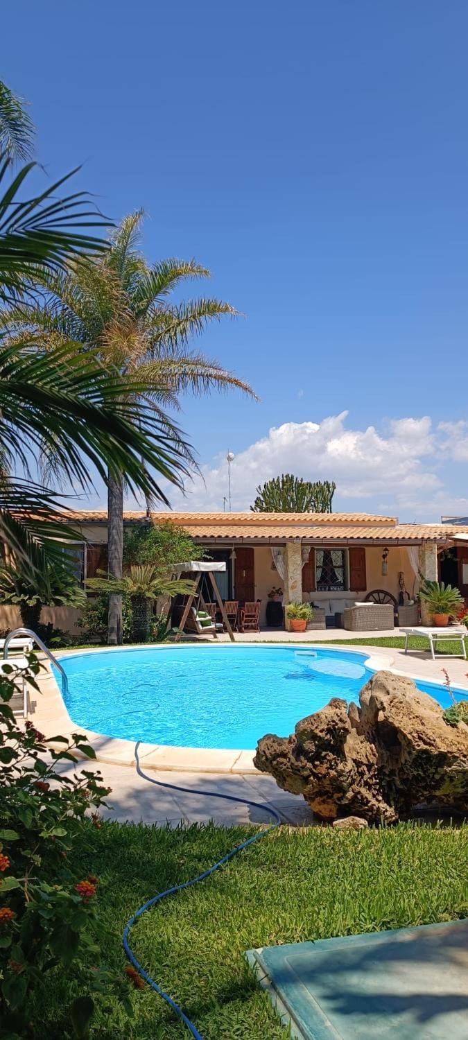 Property building, Pool view