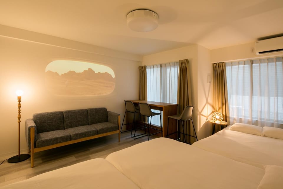 Bed, Living room, Bedroom, air conditioner