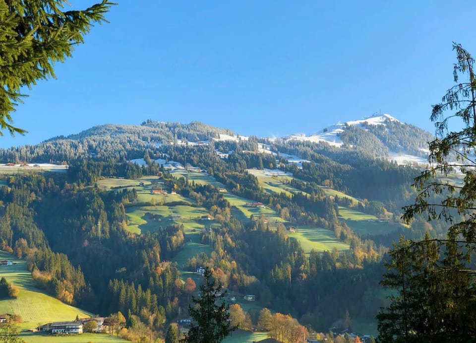 Nearby landmark, Winter, Mountain view