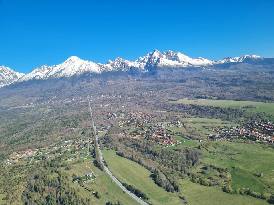 Natural landscape, Bird's eye view, Mountain view
