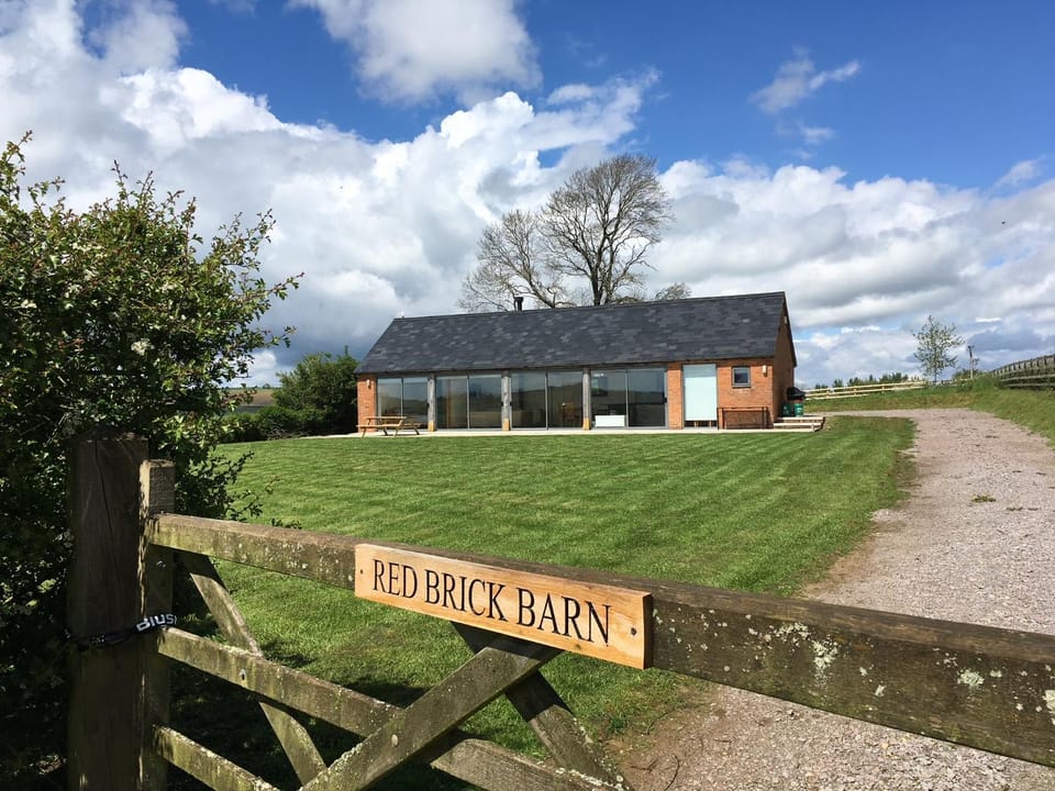 Red Brick Barn House in England