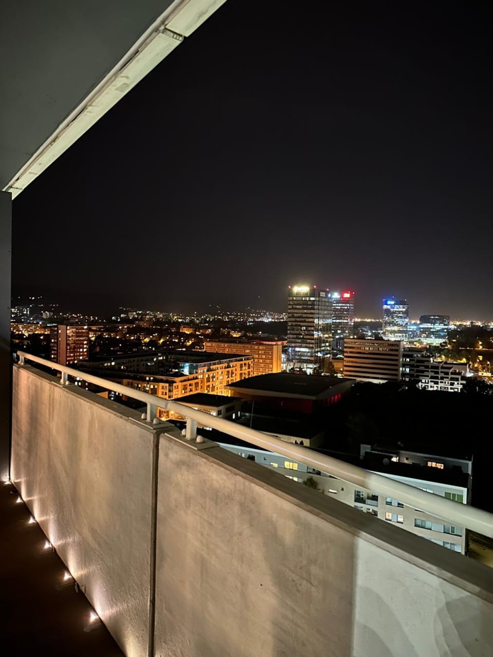 Night, View (from property/room), Balcony/Terrace, City view