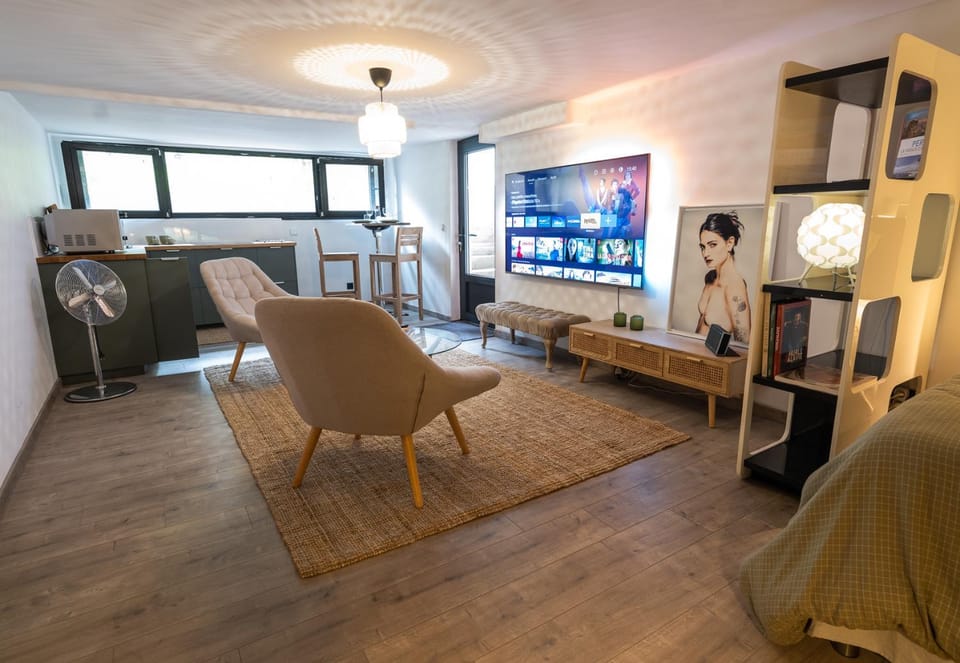 Library, TV and multimedia, Living room, kitchen