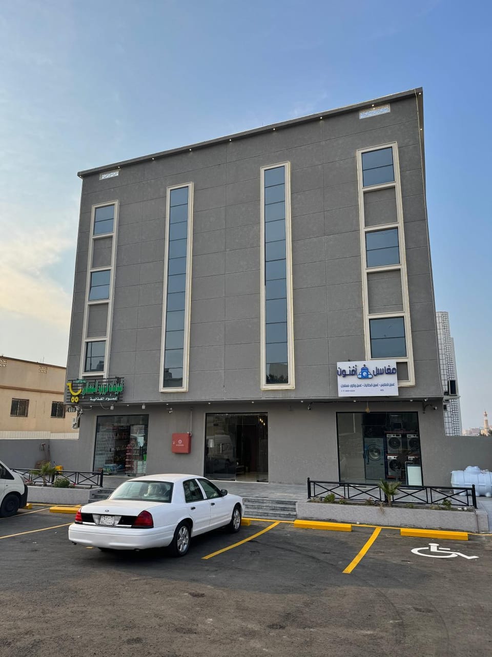 Property building, Day, Location, Parking