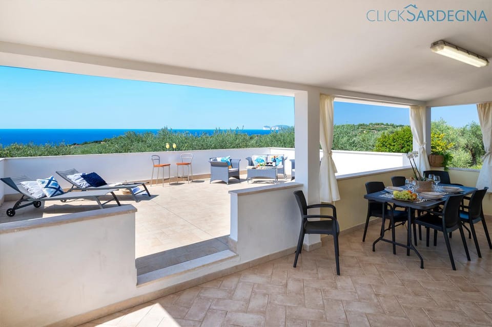 Natural landscape, View (from property/room), Balcony/Terrace, Sea view