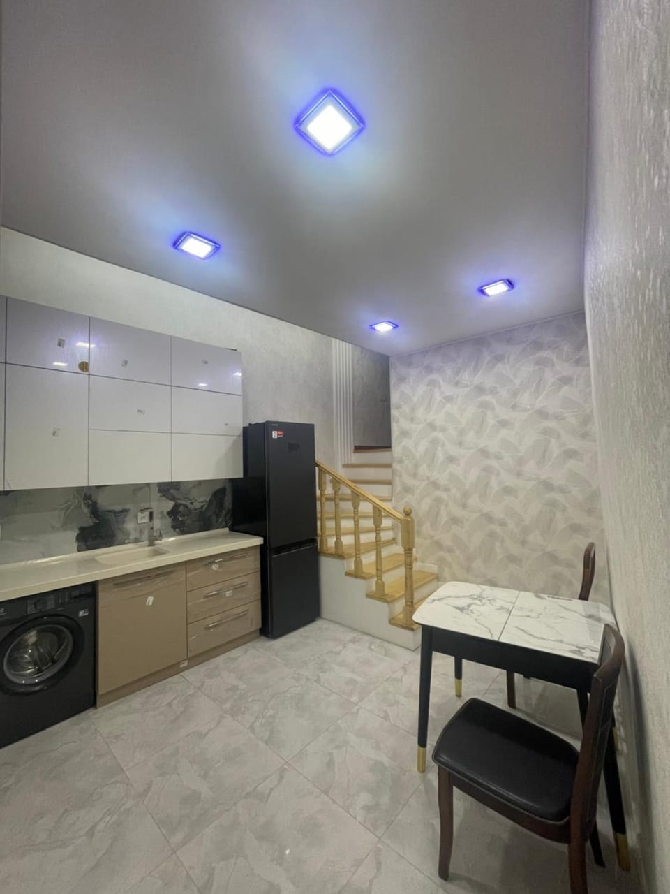 Kitchen or kitchenette, Seating area, Dining area, minibar, pet friendly, washing machine