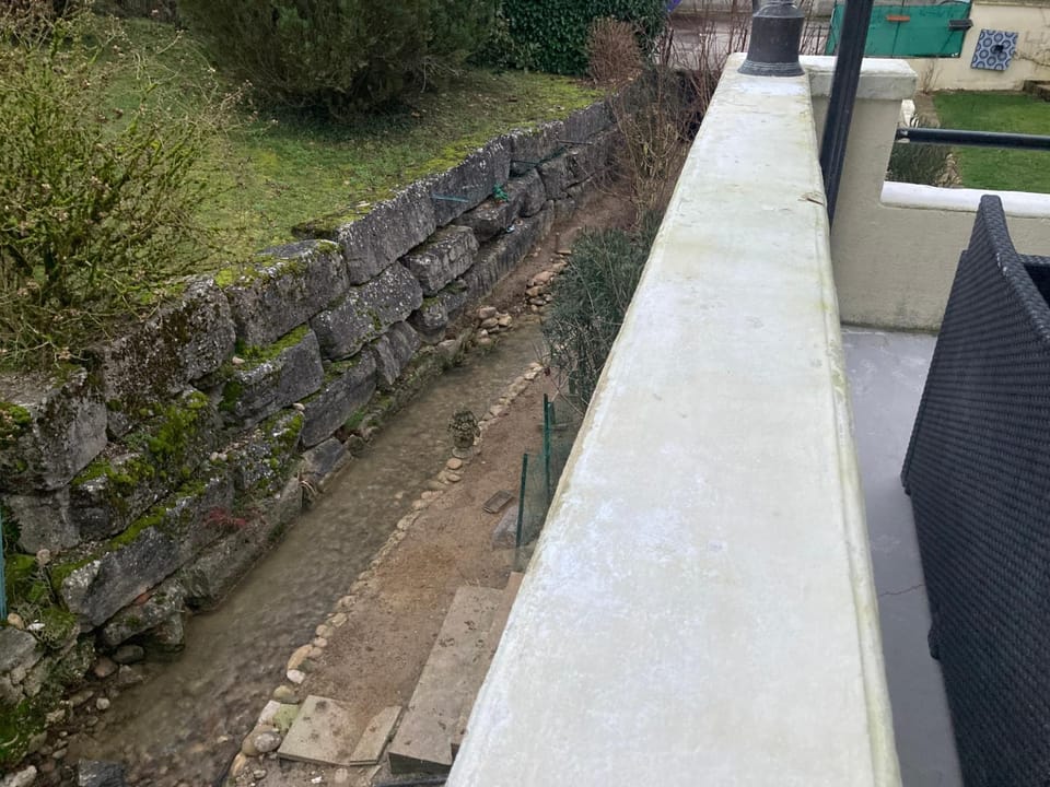 Patio, River view