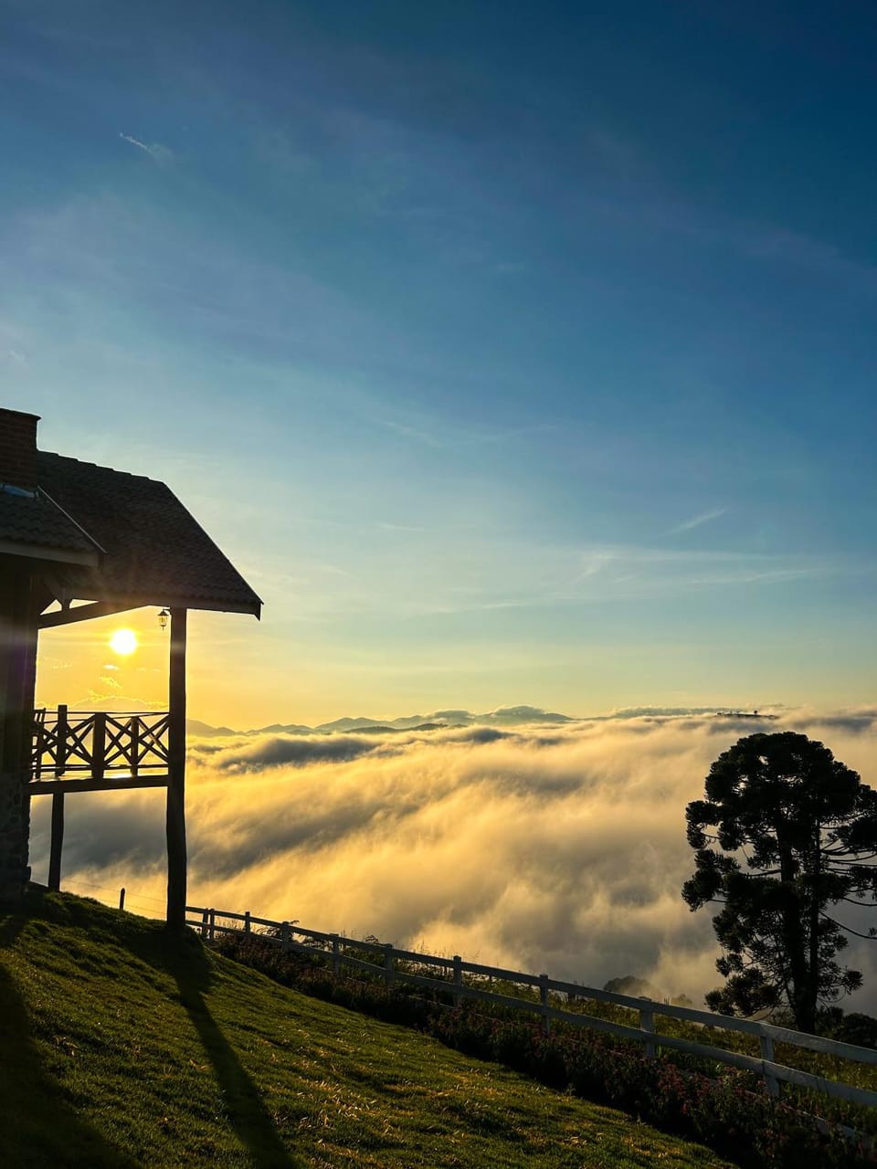 Natural landscape, Mountain view, Sunrise