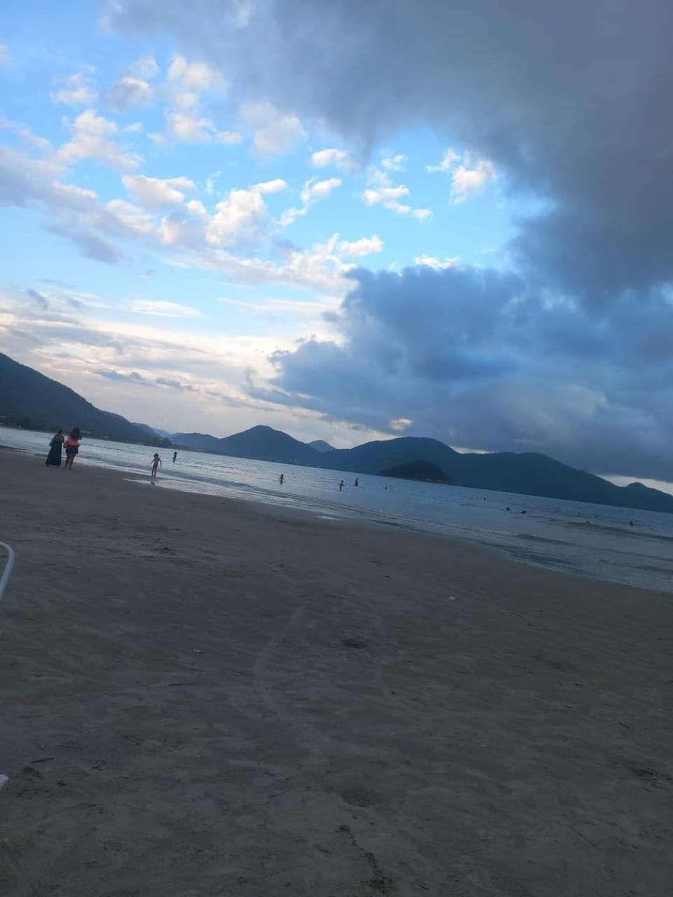 Natural landscape, Beach, Mountain view, Sea view