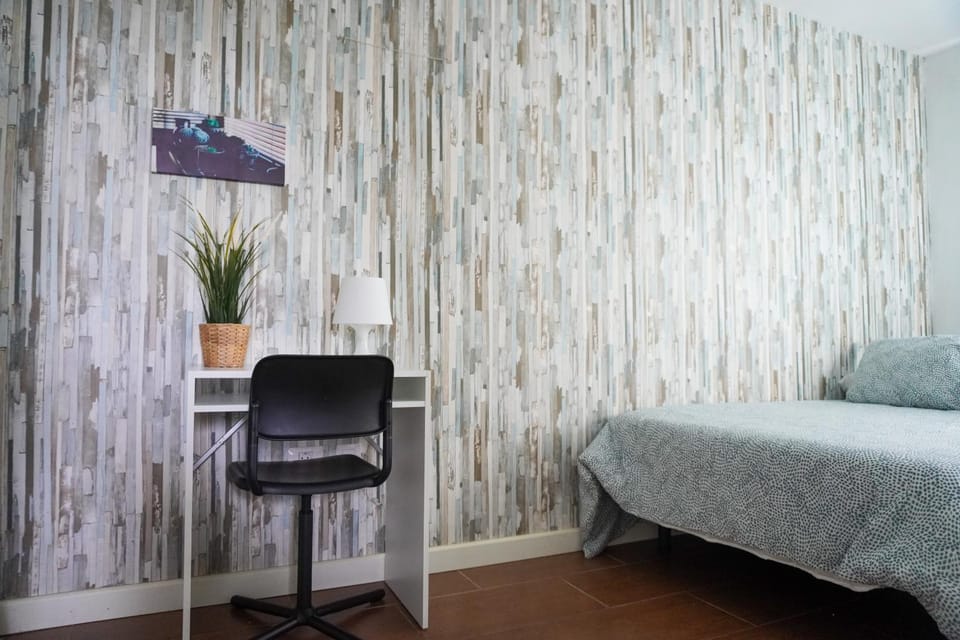 Bed, Photo of the whole room, Bedroom, hair dresser