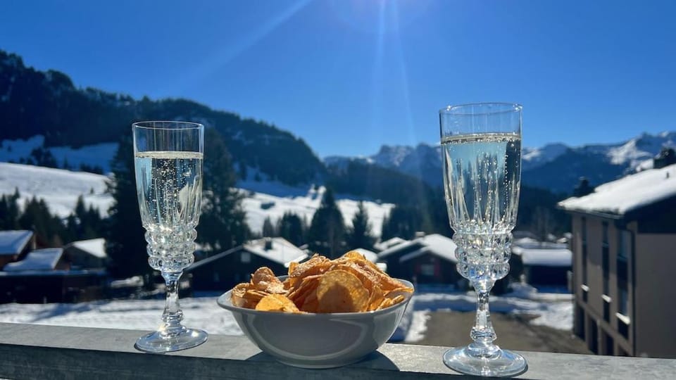 Day, Natural landscape, Winter, Mountain view