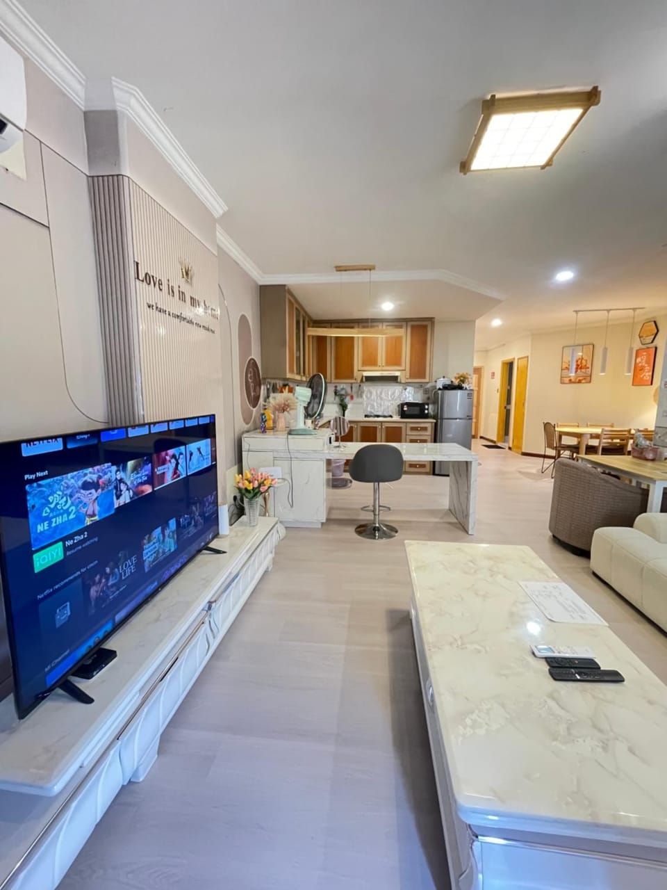Muji style 2BR River View Riverbank suites Apartment in Kuching