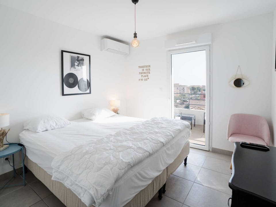Appartement lumineux et climatisé avec WIFI et parking à Narbonne-Plage - FR-1-409-202 Apartment in Narbonne