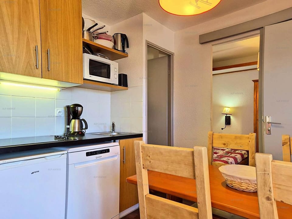 Résidence Le Cervin - 2 pièces 4/5 pers - WIFI- Le CERVIN - 303CE - PLAGNE SOLEIL MAE-5164 Apartment in Mâcot-la-Plagne