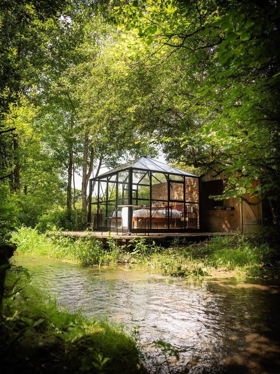 Nearby landmark, Spring, Day, Natural landscape, Lake view, River view