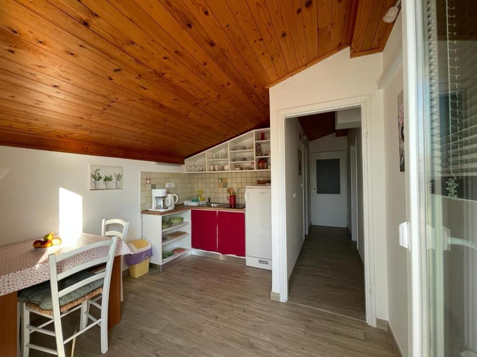 Kitchen or kitchenette, Dining area