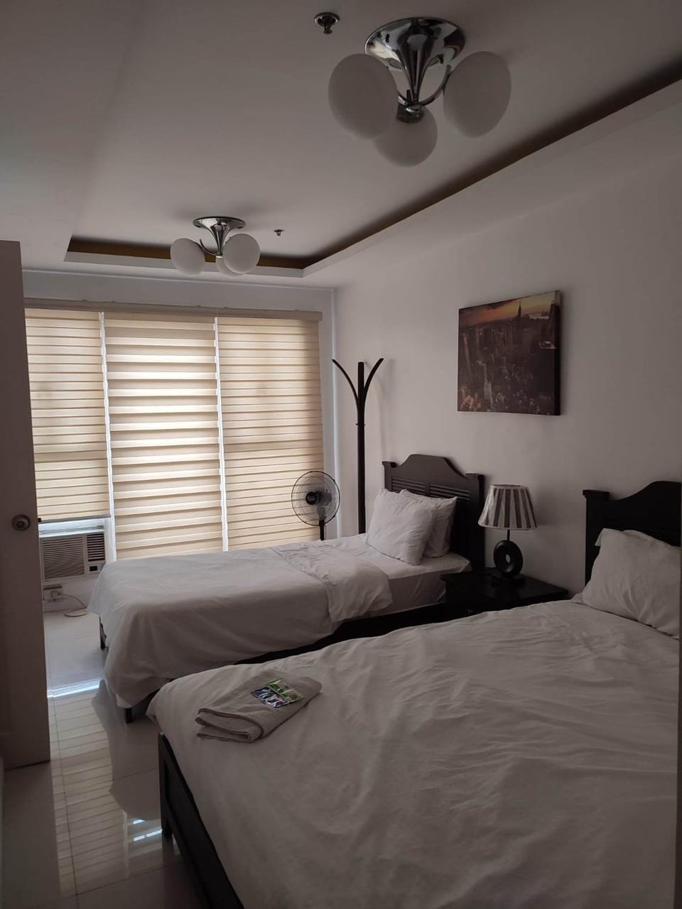 Bed, Bedroom, air conditioner