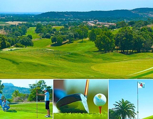 Natural landscape, Golfcourse, Mountain view