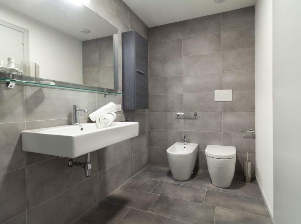 Shower, Toilet, Bathroom, towels