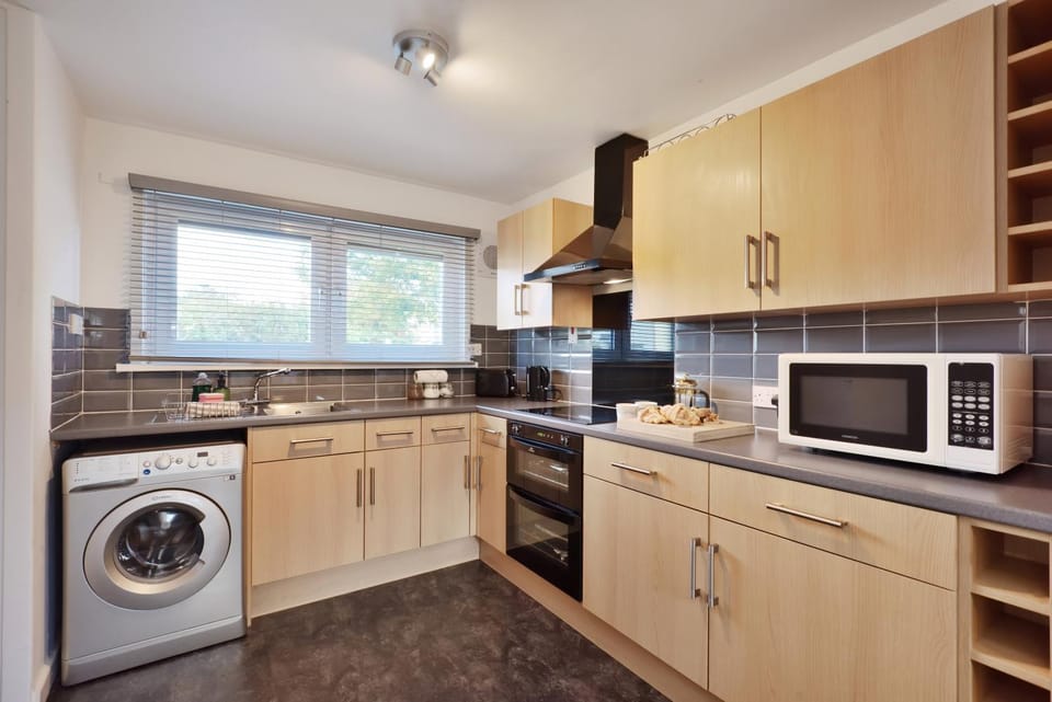 microwave, oven, toaster, washing machine, kitchen