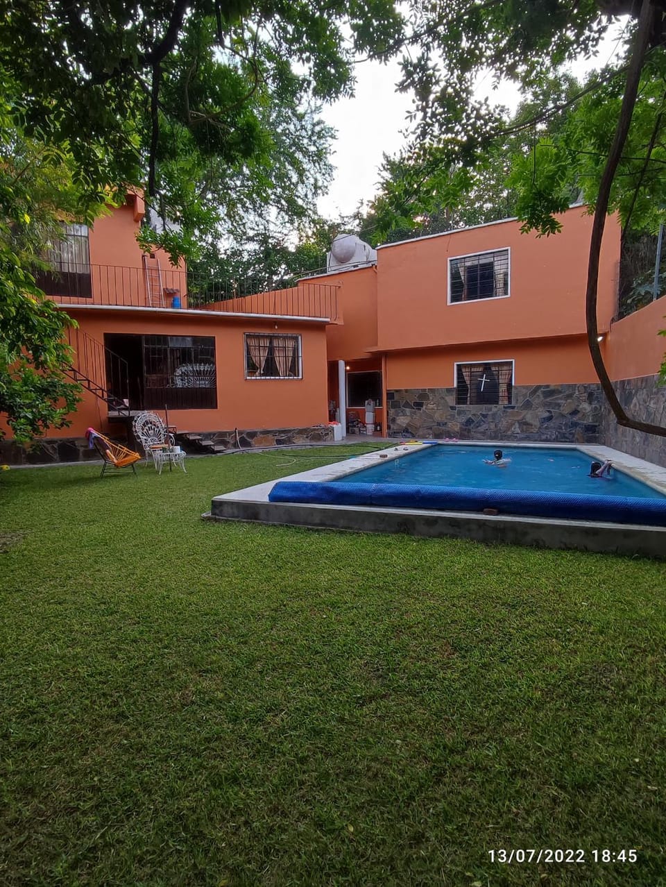 Property building, Day, Garden, Garden view, Pool view, Swimming pool