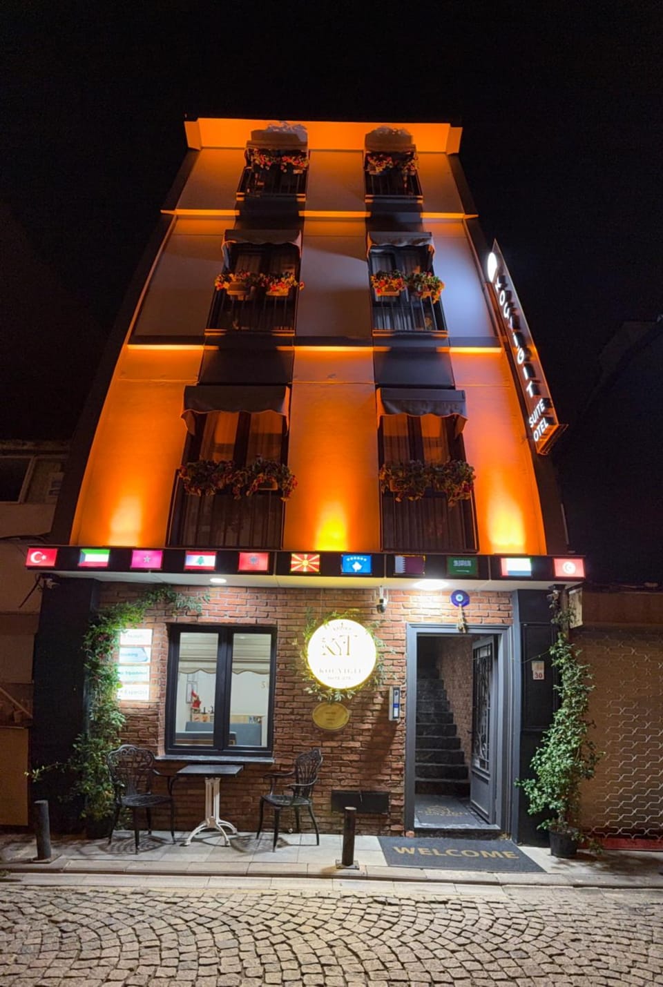 Property building, Night
