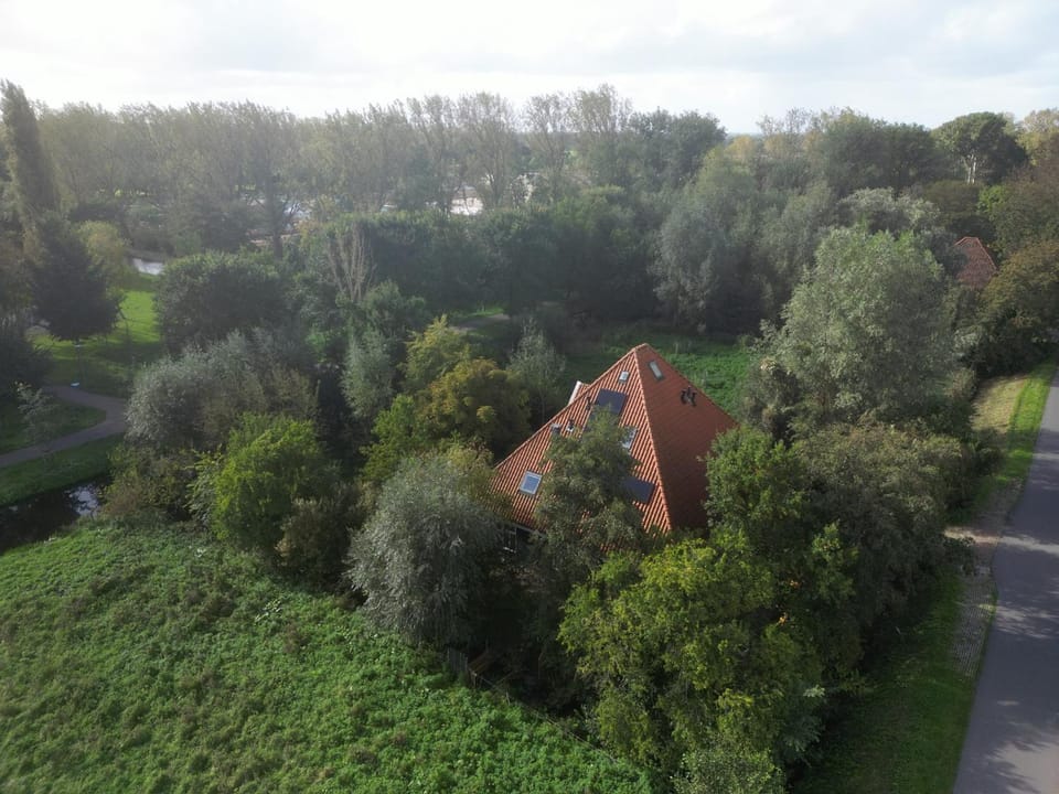 Property building, Natural landscape, Bird's eye view