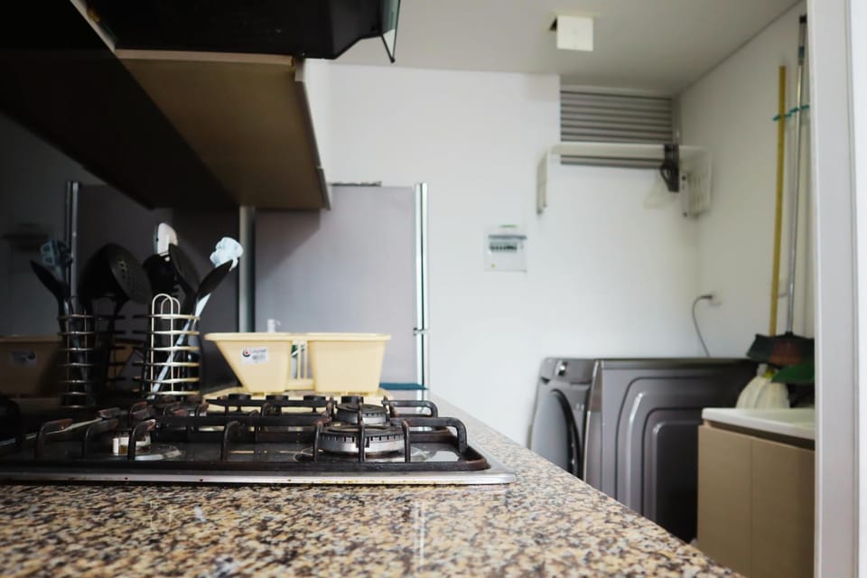 laundry, washing machine, kitchen