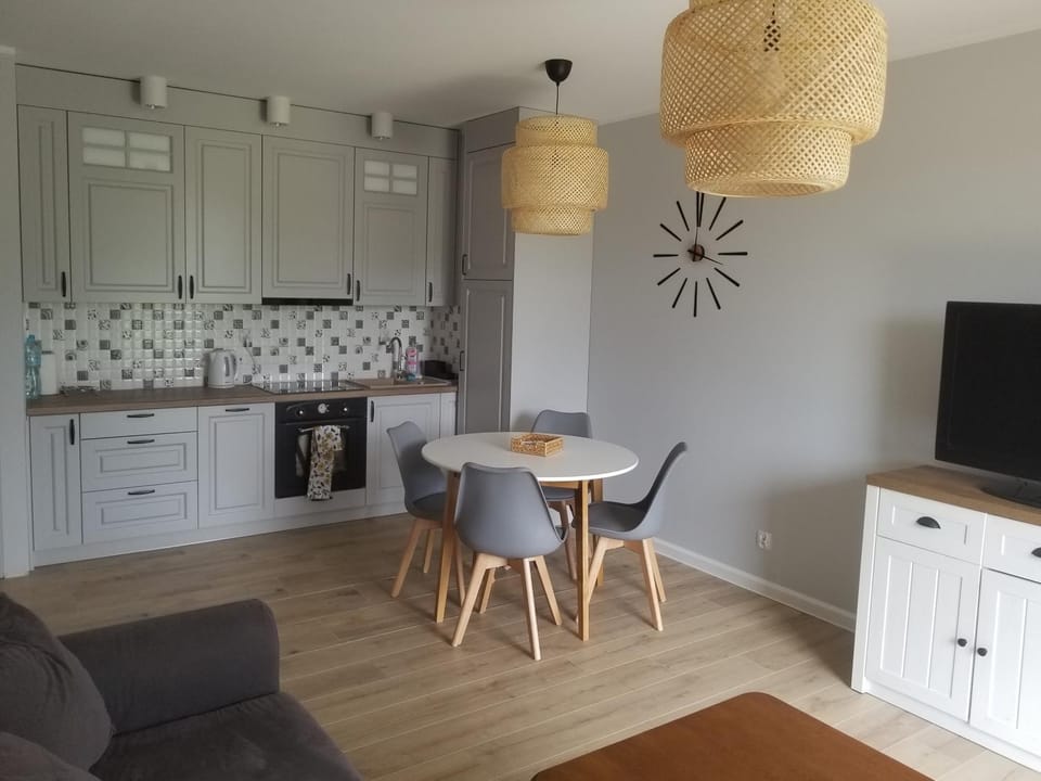 TV and multimedia, Kitchen or kitchenette, Living room, Seating area, Dining area