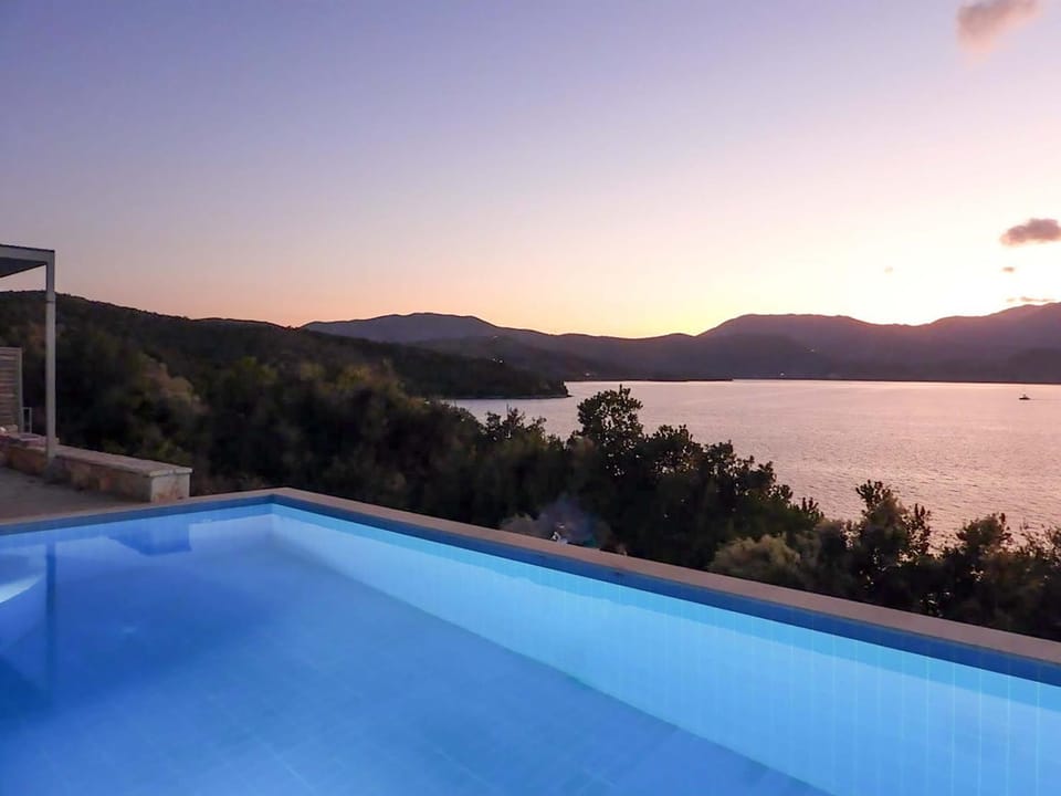 Swimming pool, Sunset