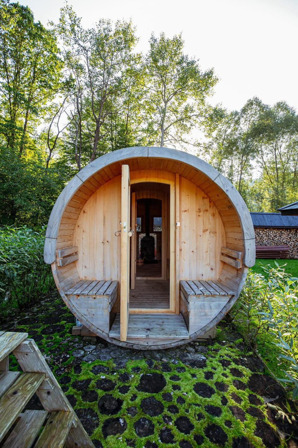 Property building, Garden, Sauna