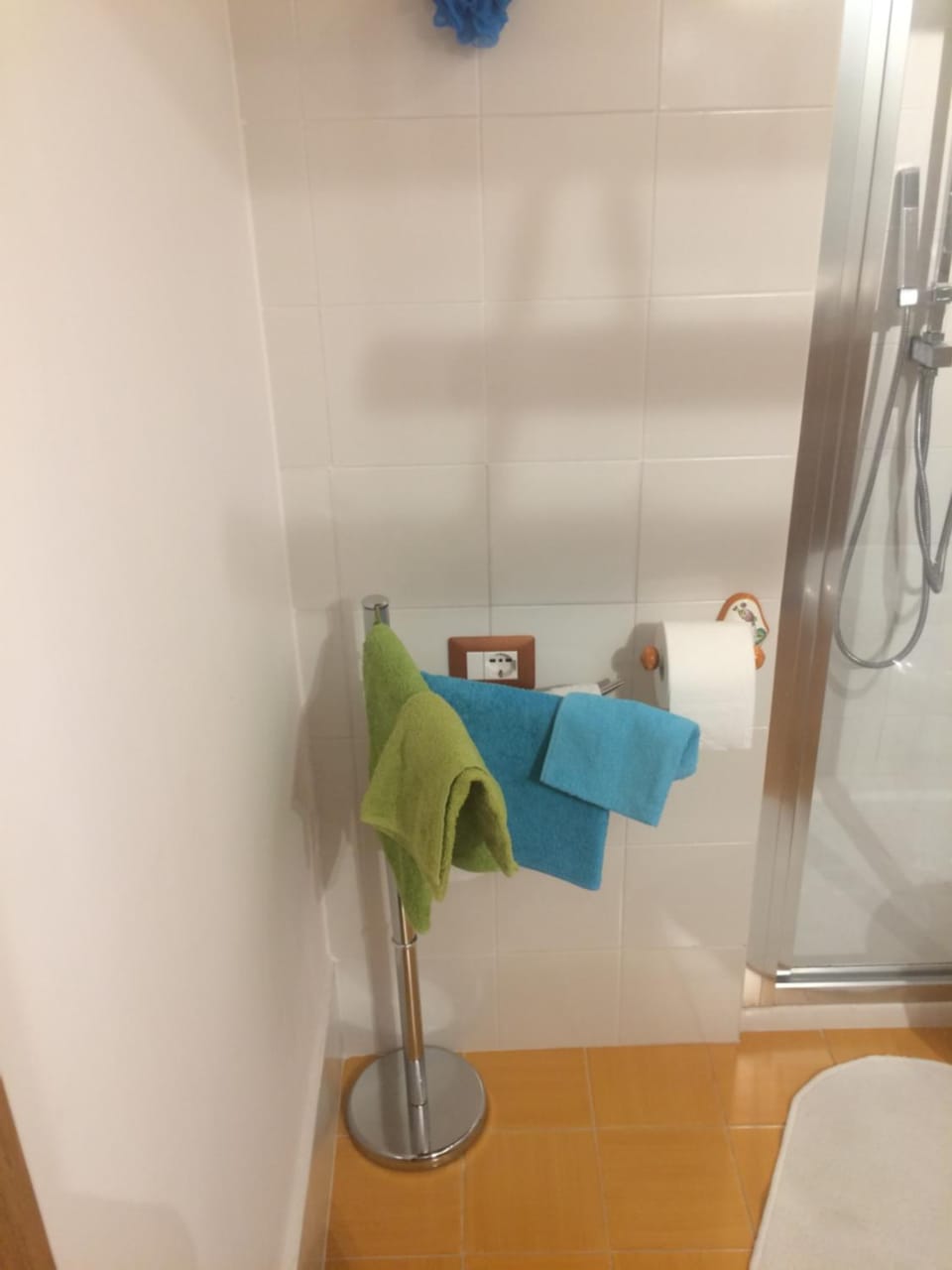 Bathroom, towels