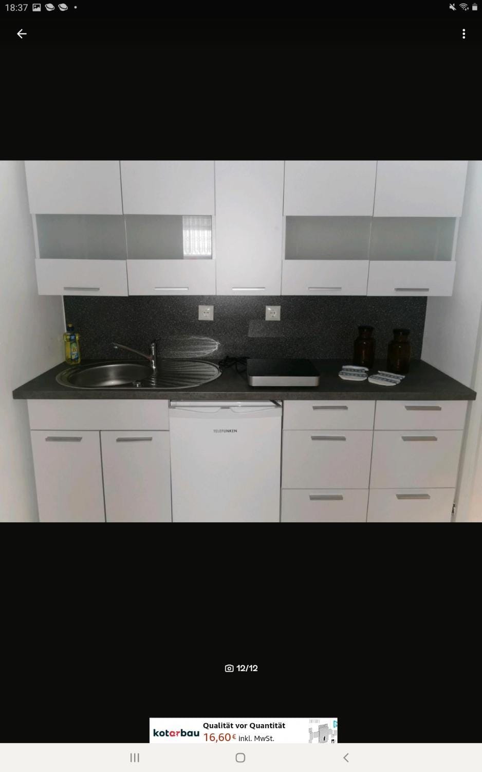 Kitchen or kitchenette, Communal kitchen, minibar, stove