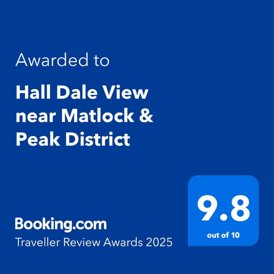 Hall Dale View near Matlock & Peak District House in North East Derbyshire District