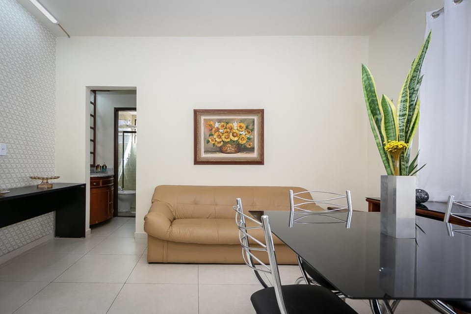 Apartamento com Ar Condicionado no bairro Lourdes Apartment in Belo Horizonte