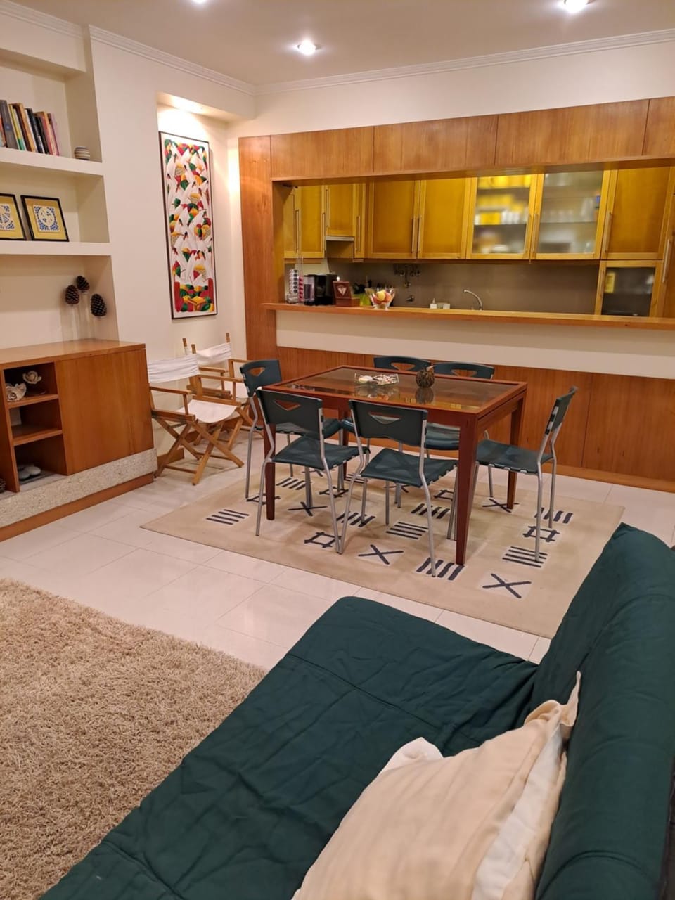 Kitchen or kitchenette, Living room, Dining area