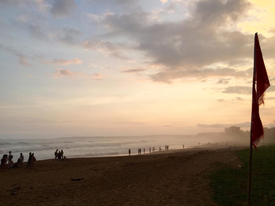 Nearby landmark, Natural landscape, Beach, Sunset