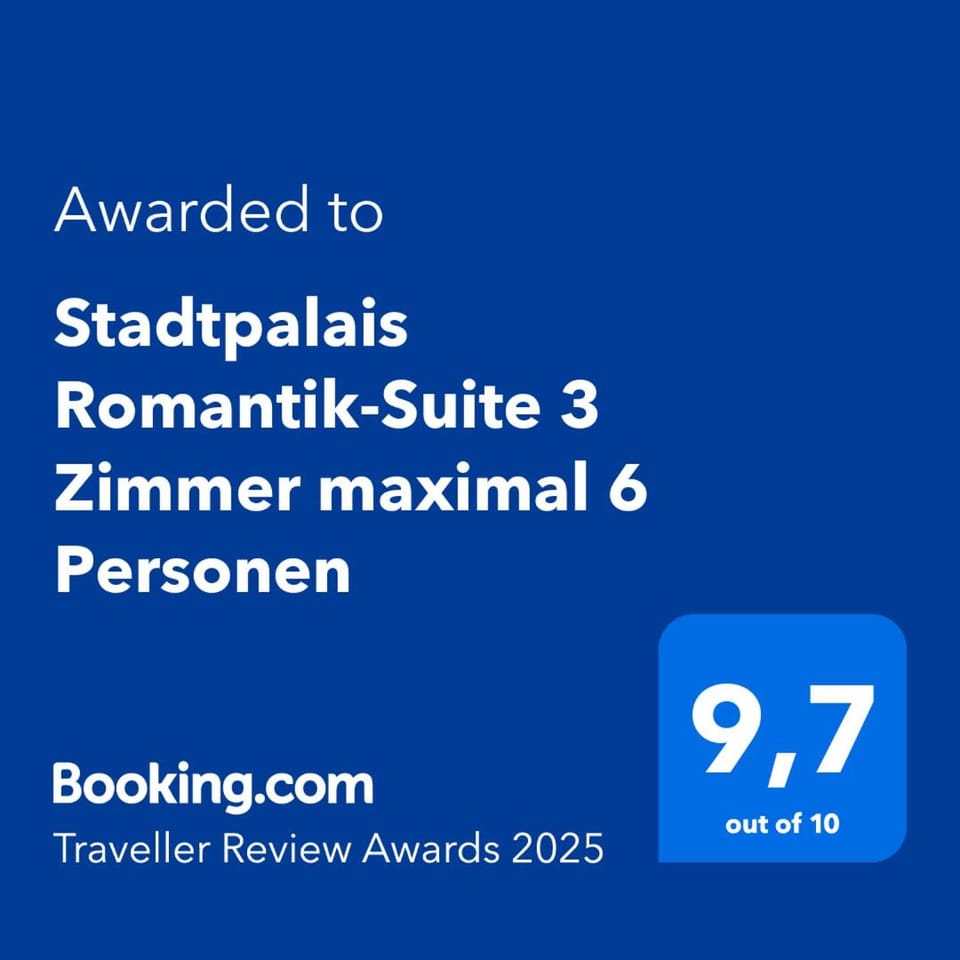 Stadtpalais Romantik-Suite 3 Zimmer maximal 6 Personen Apartment in Saxony