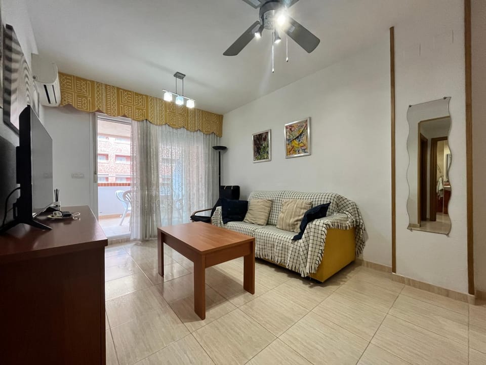 Living room, fireplace